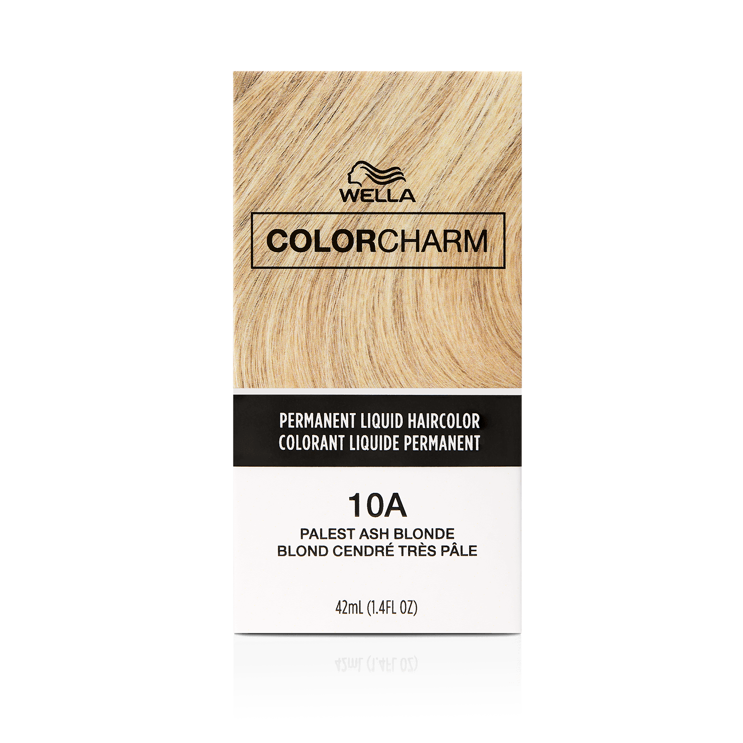 Wella 10A Palest Ash Blonde Permanent Liquid Hair Color 1.42 Oz