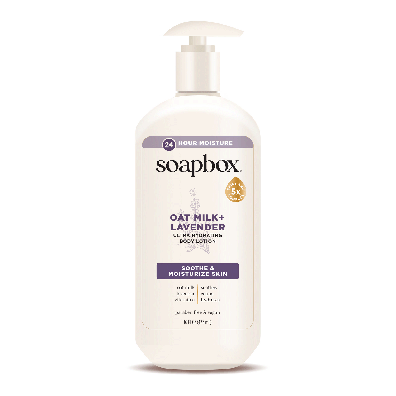 Soapbox Oatmilk + Lavender Body Lotion - Soapbox