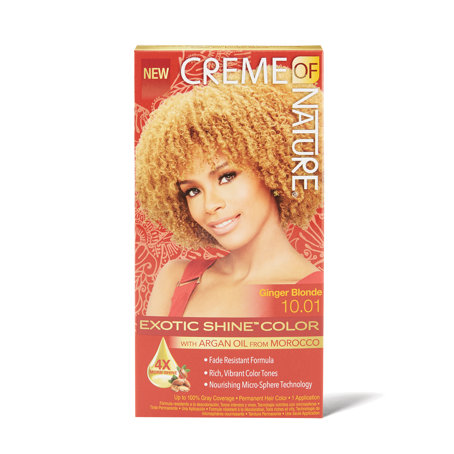 Creme of Nature Exotic Shine Ginger Blonde Permanent Hair Color - Creme of Nature