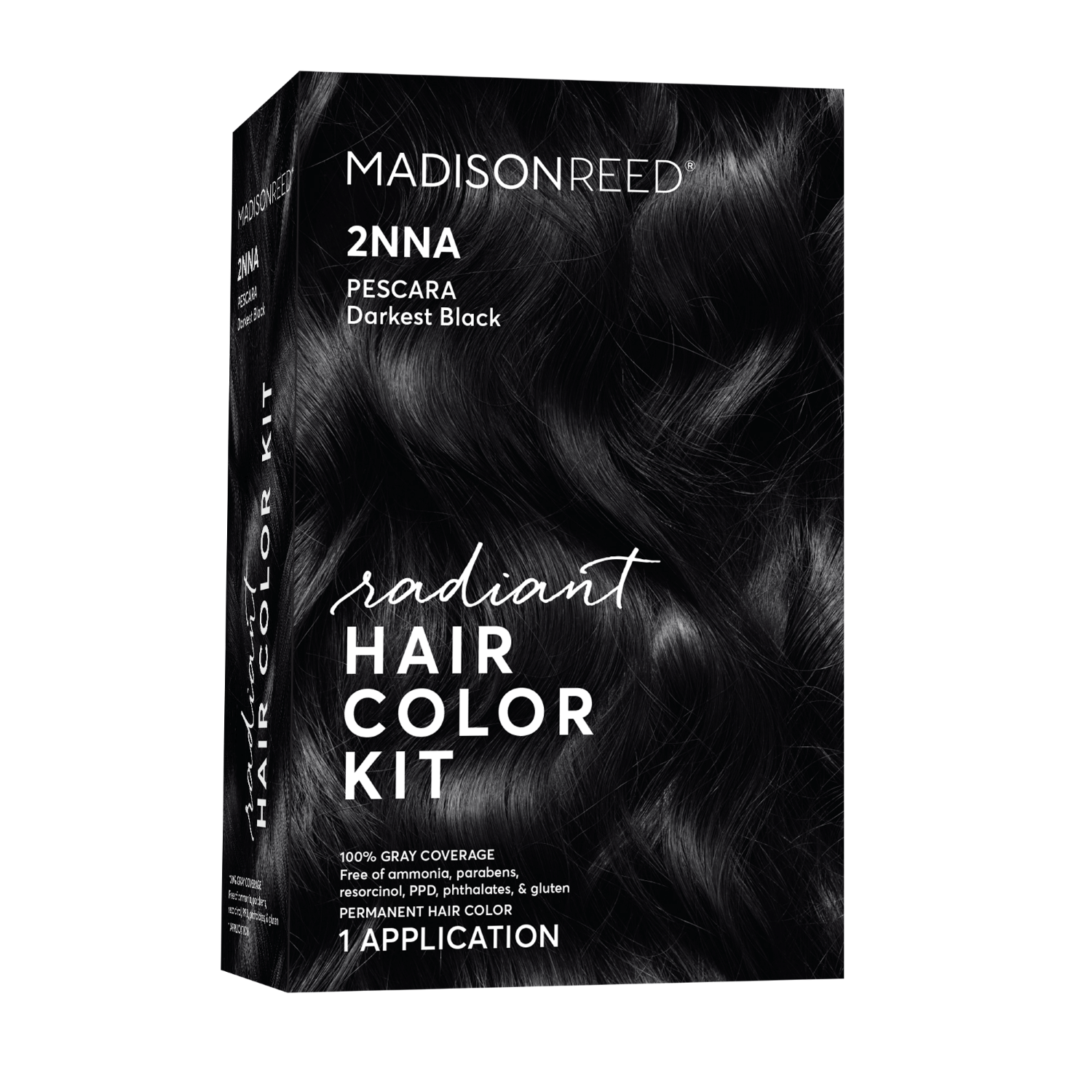 Madison Reed Radiant Cream Color Permanent Hair Color Kit 2NNA Pescara Black
