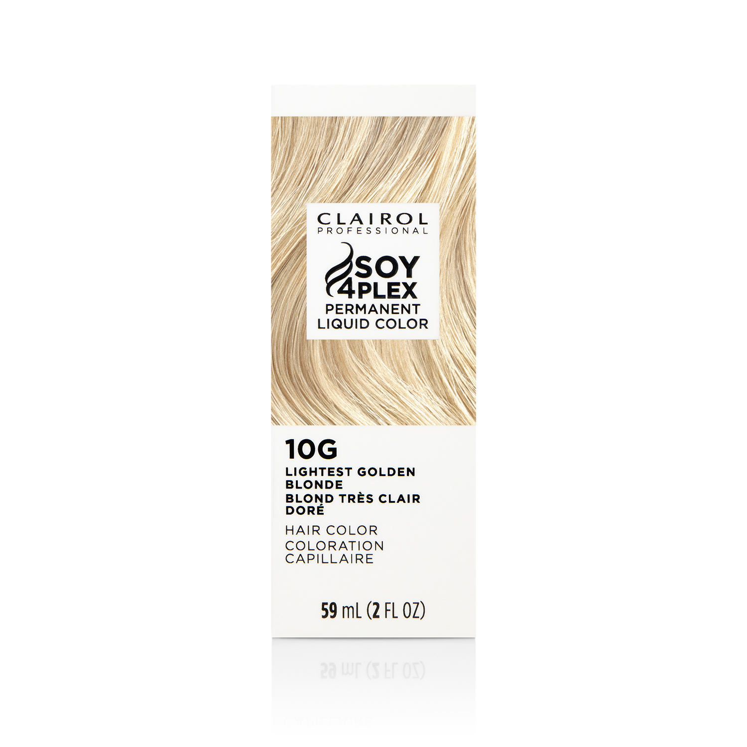 Clairol Professional 10G Lightest Golden Blonde Permanent Liquid Hair Color 2 oz