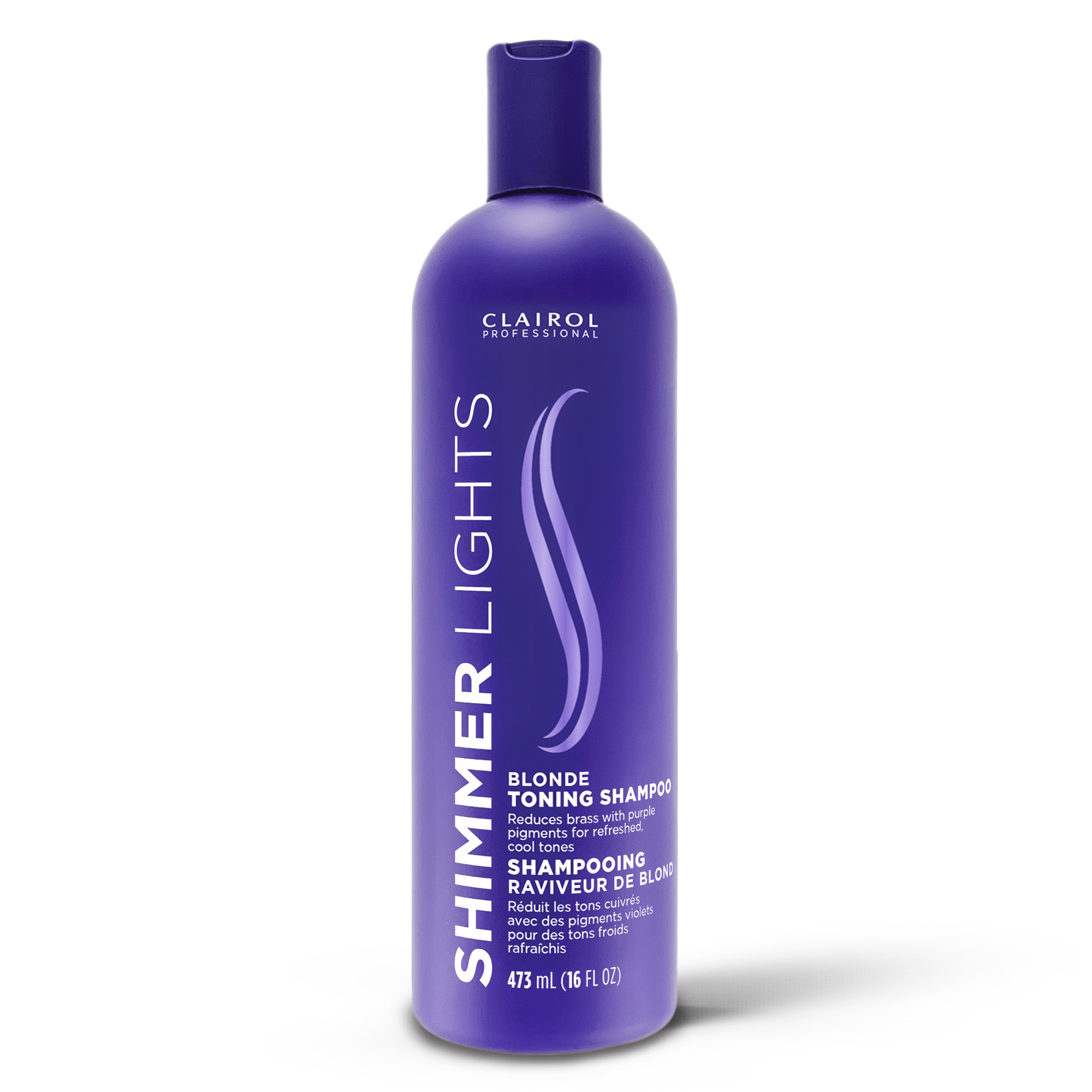 Clairol Professional Shimmer Lights Conditioning Purple Shampoo for Blonde & Silver 16 oz 16 Oz
