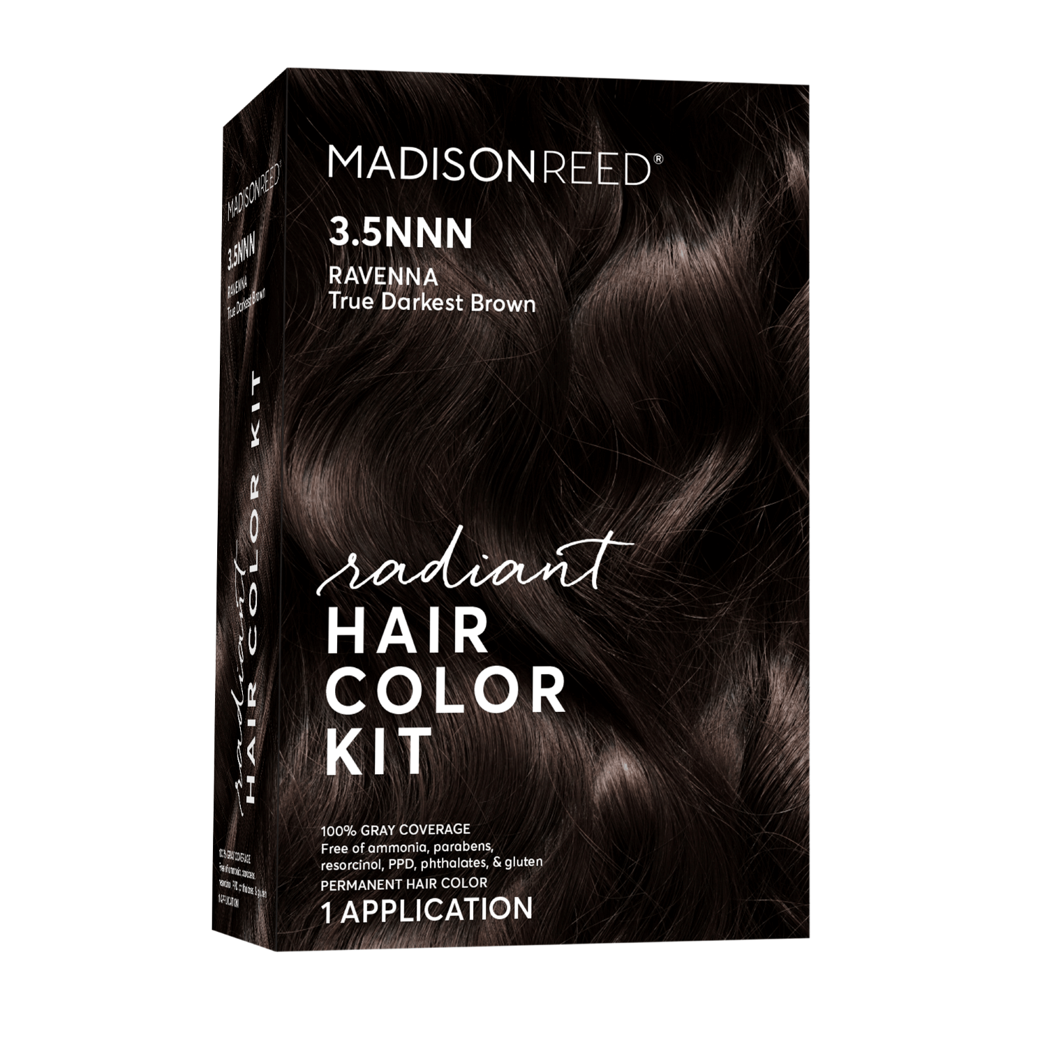 Madison Reed Radiant Cream Color Permanent Hair Color Kit 3.5NNN Ravenna Brown - 2243