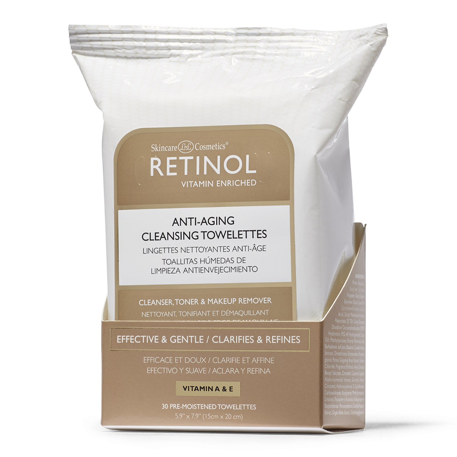 Retinol Anti-Aging Cleansing Towelettes