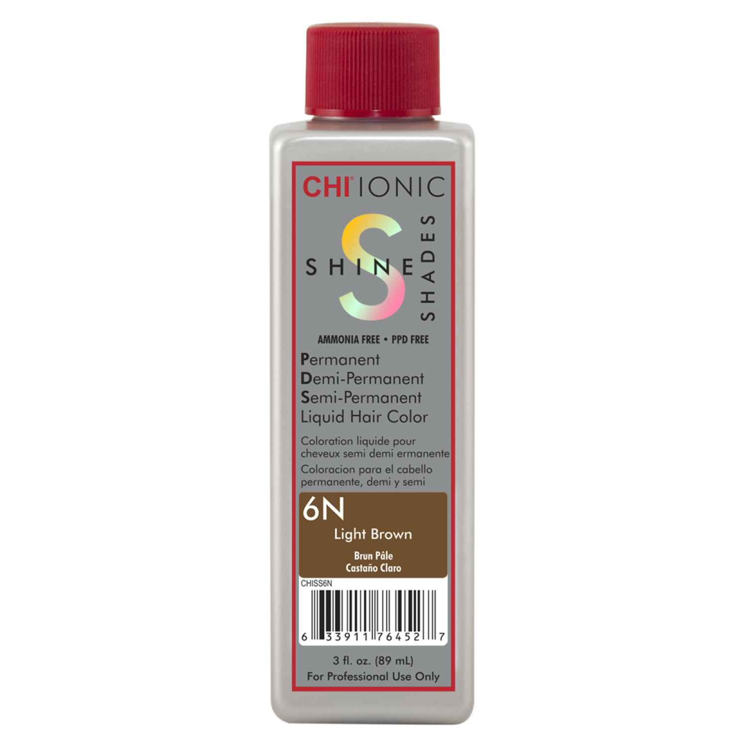 CHI Ionic Shine Shades 6N Light Brown - CHI