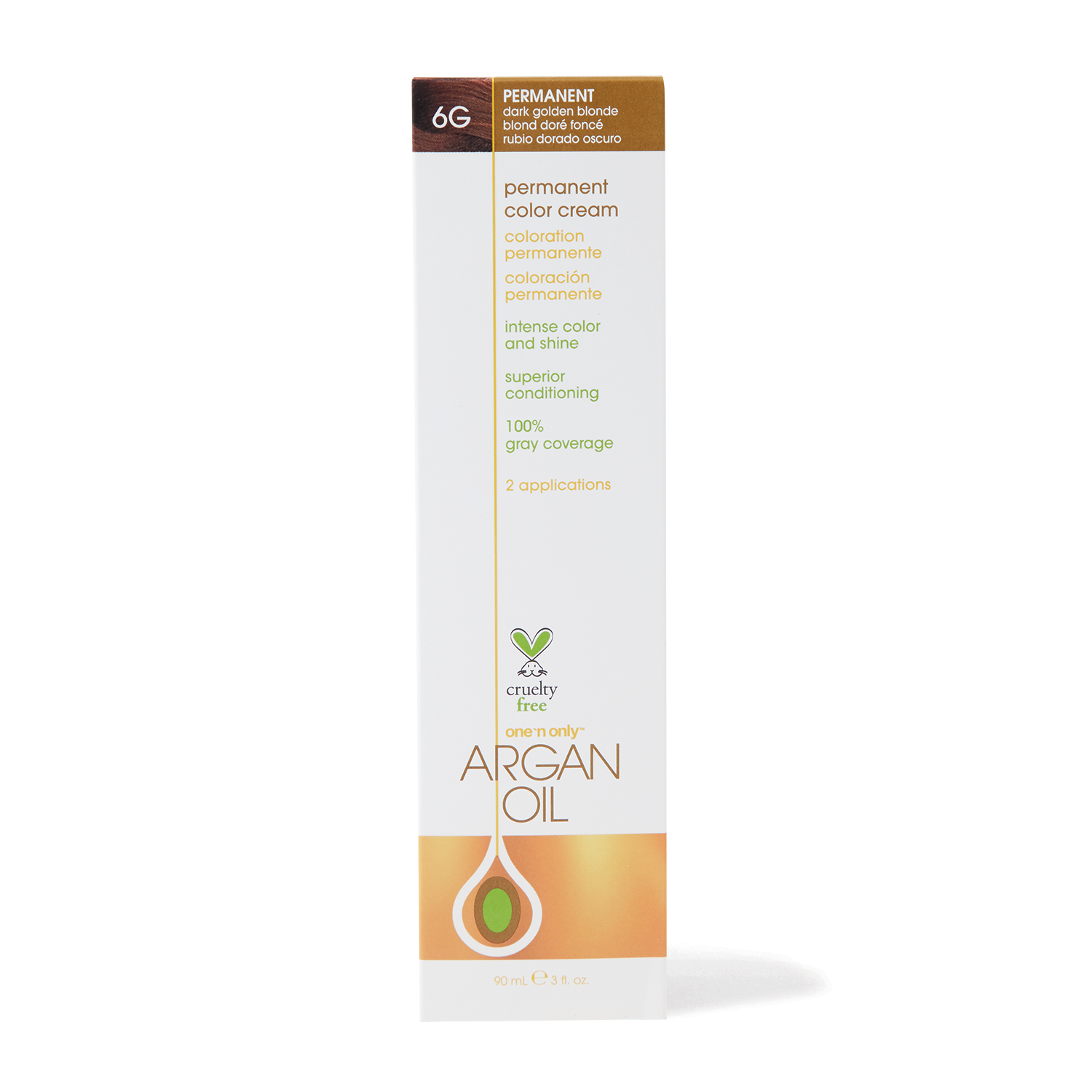 One 'n Only Argan Oil Permanent Color Cream 6G Dark Golden Blonde