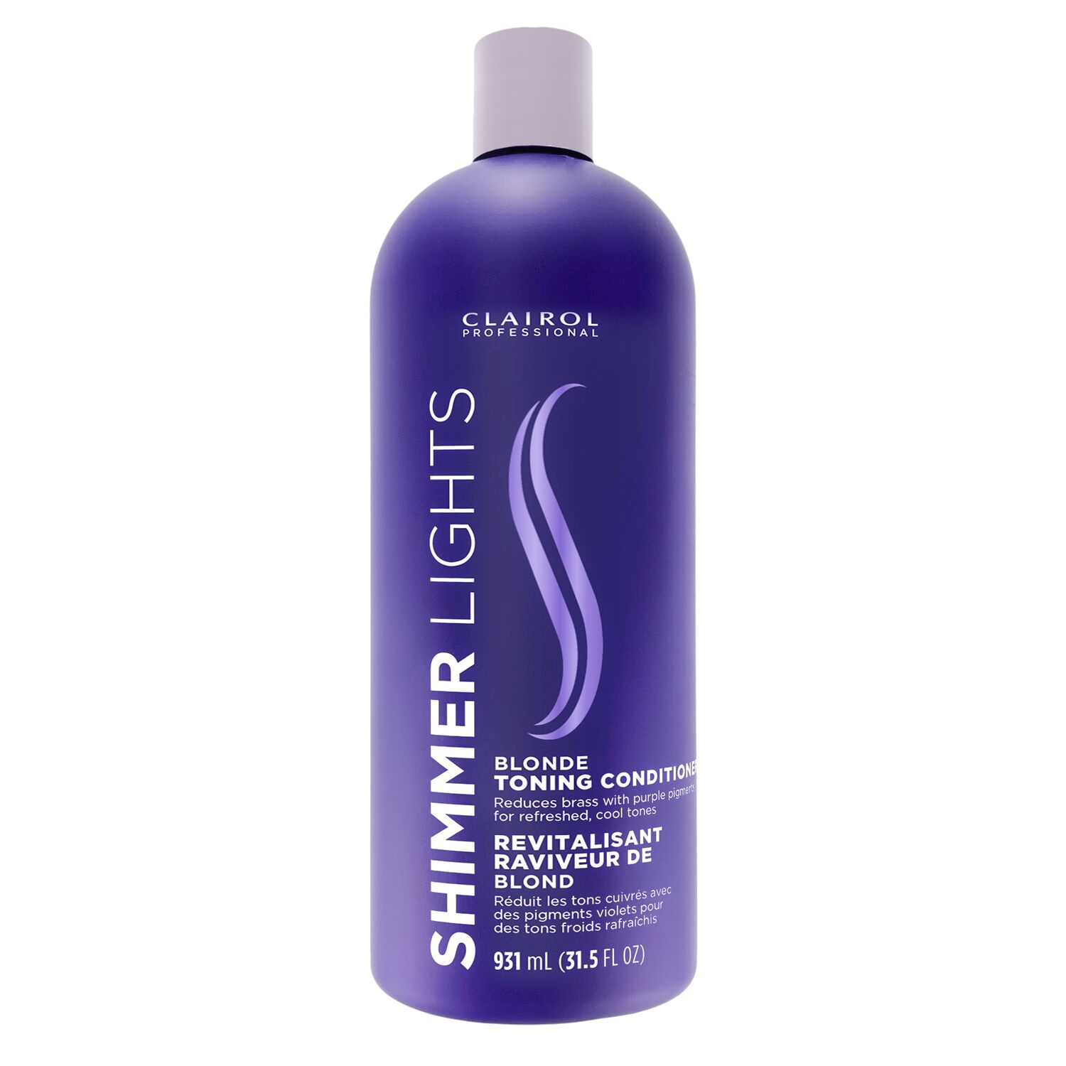 Clairol Professional Shimmer Lights Purple Conditioner for Blonde & Silver