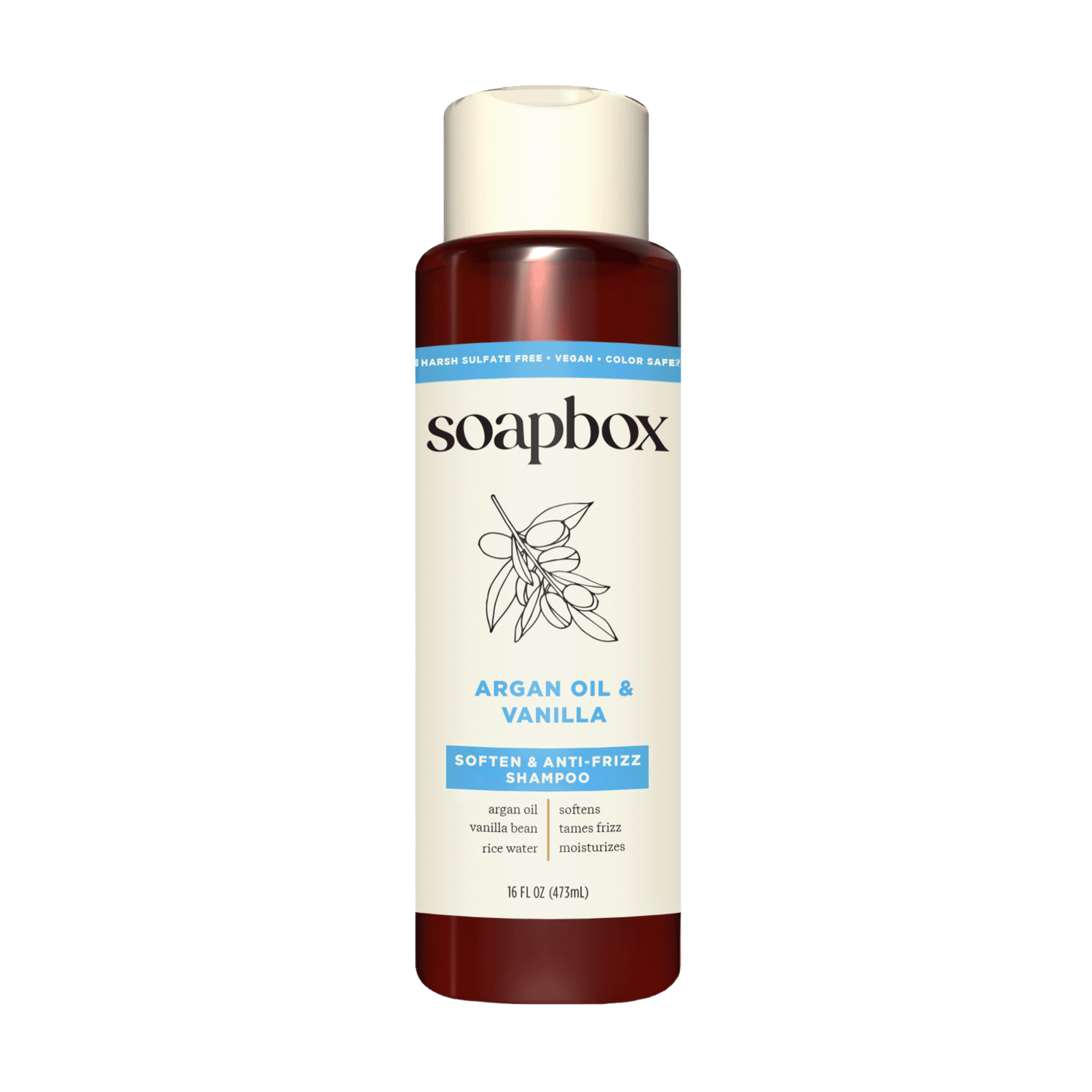 Soapbox Argan Oil Control & Soften Shampoo 16 oz 16 Oz