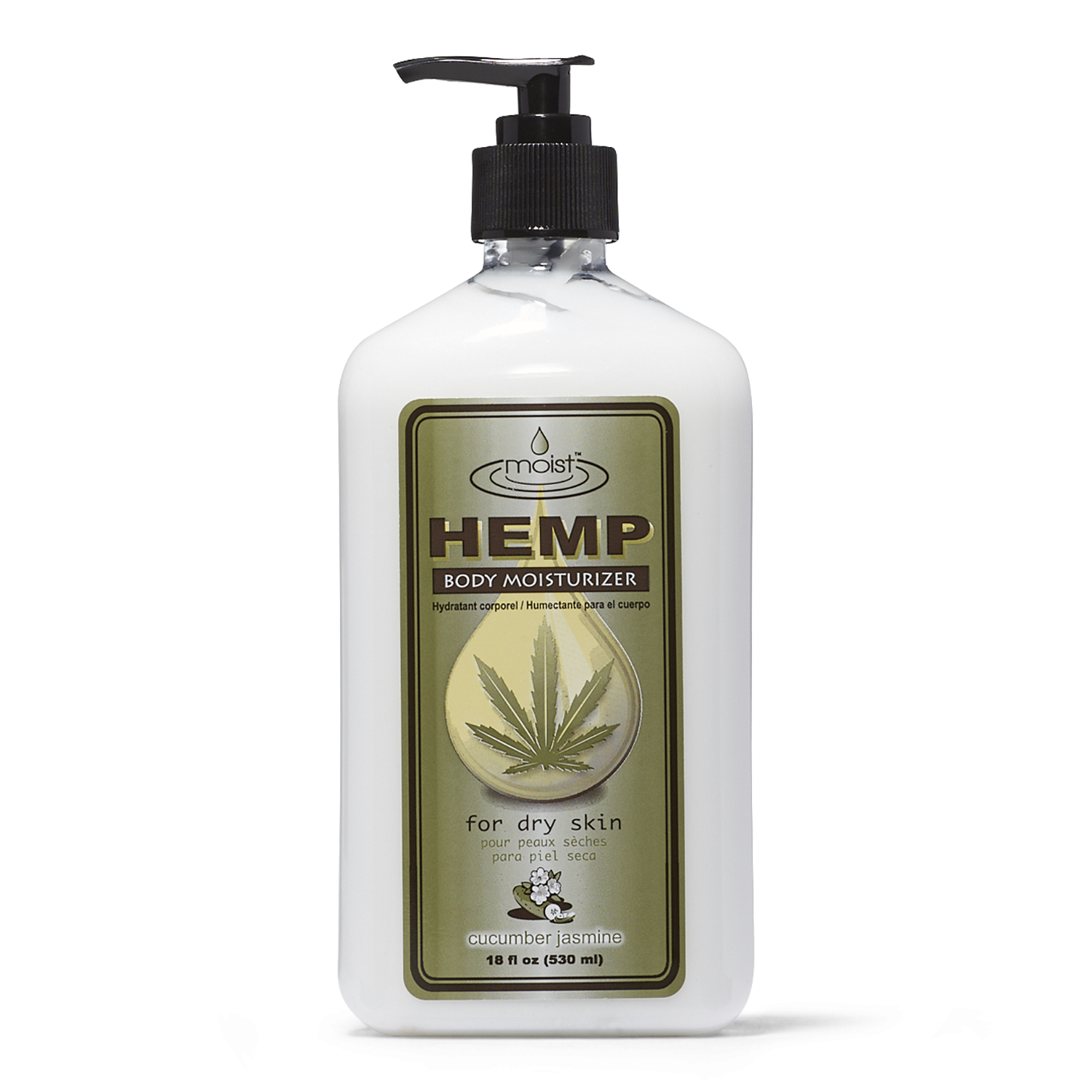 Moist Hemp Moist Hemp Jasmine & Cucumber Body Moisturizer 18 oz. 18 Oz