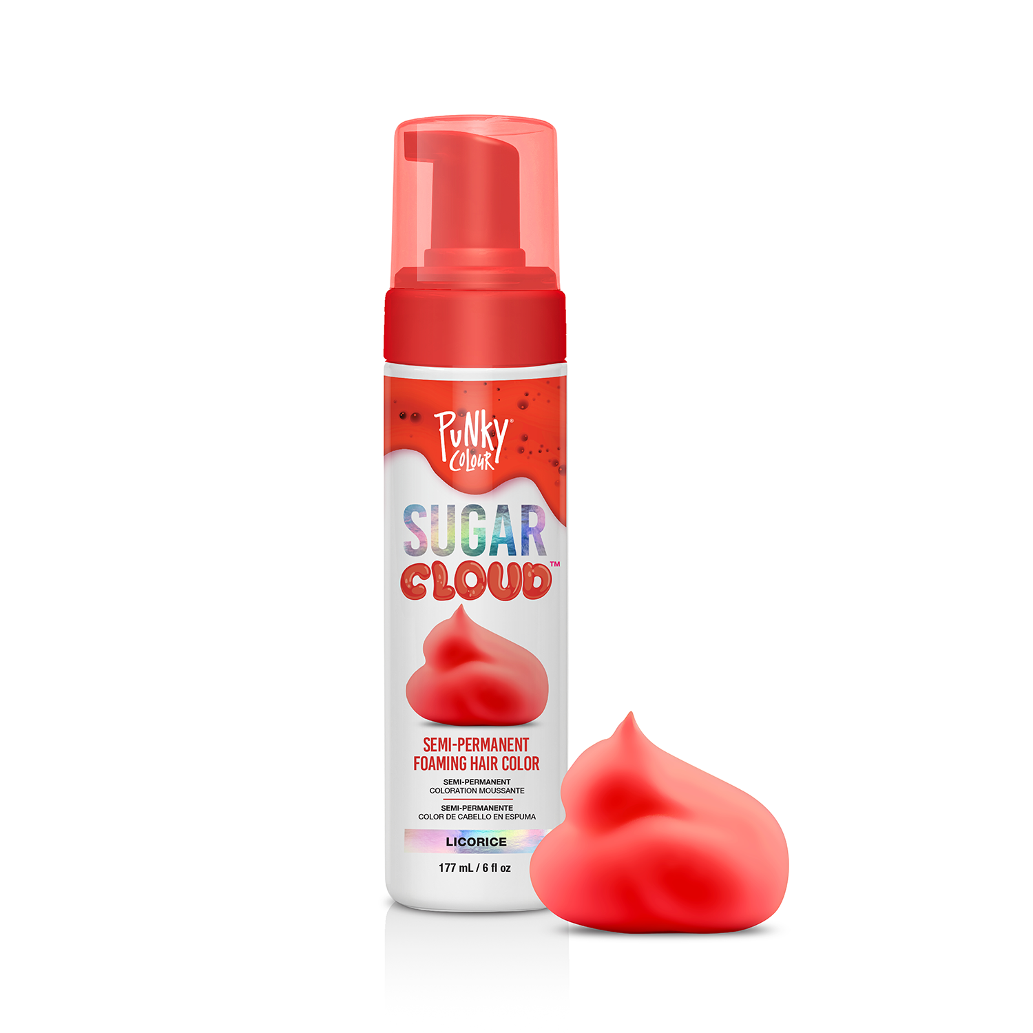 Punky Color Sugar Cloud Semi-Permanent Foaming Hair Color Licorice - Punky Color