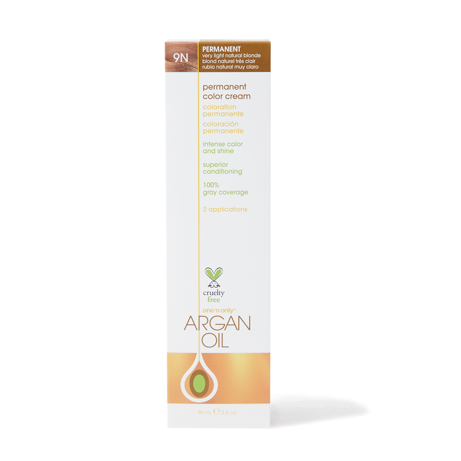 One 'n Only Argan Oil Permanent Color Cream 9N Very Light Natural Blonde