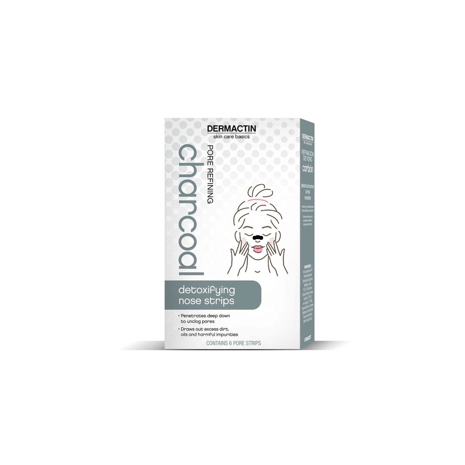 Dermactin-TS Pore Refining Charcoal Pore Strips 6.0000 Os