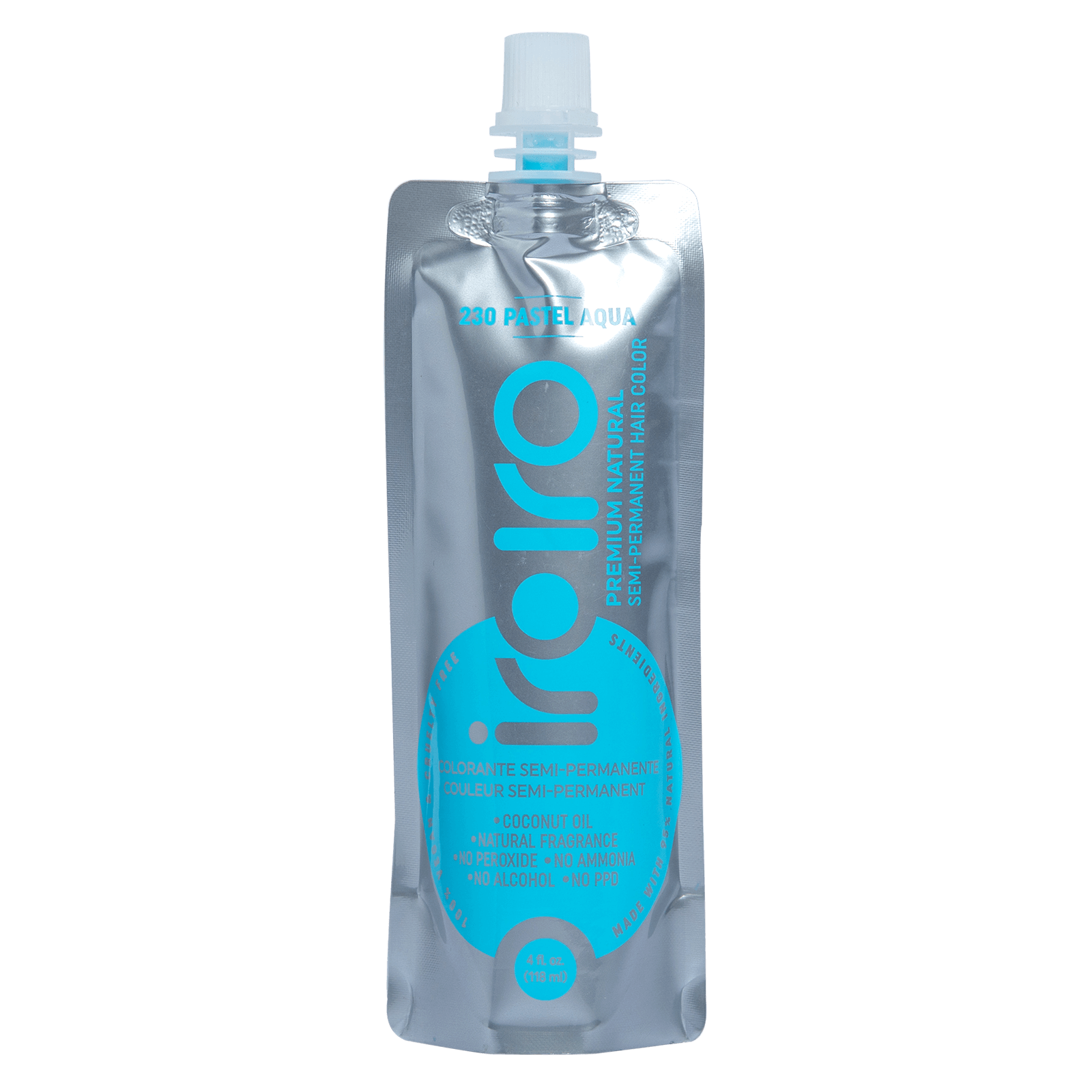 Iroiro 230 Aqua Premium Natural Semi Permanent Hair Color 4oz