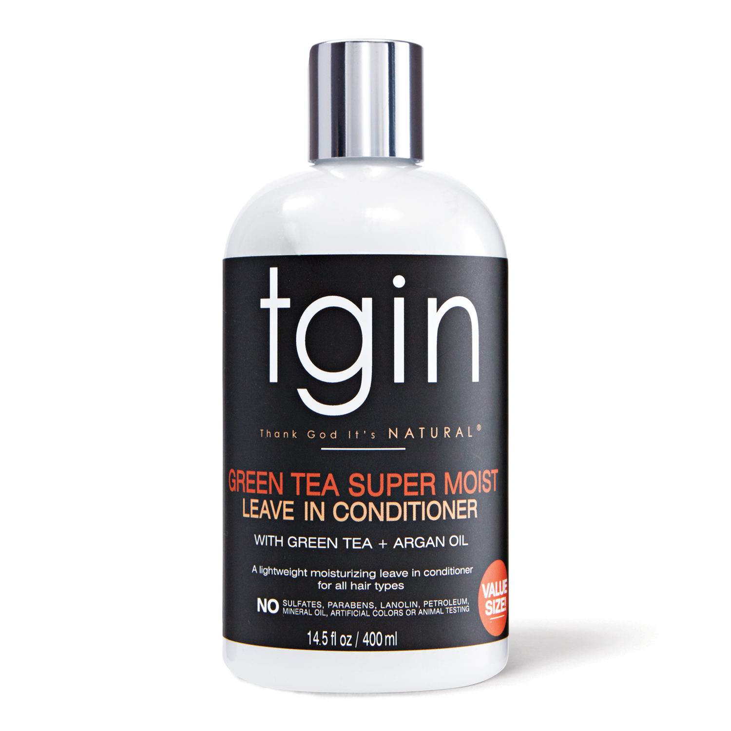 TGIN Green Tea Super Moist Leave In Conditioner 13oz 14.5 Fl Oz - TGIN