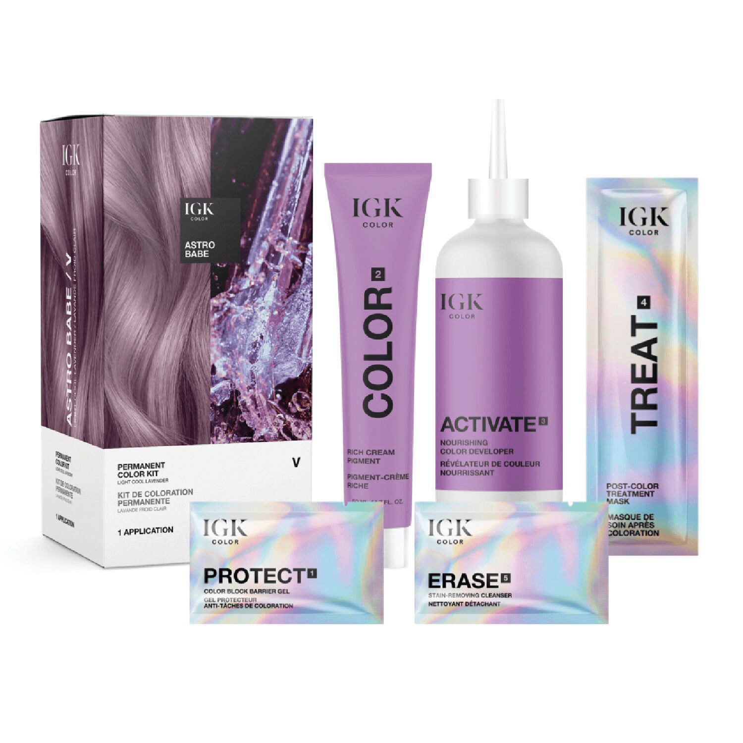 IGK Astro Babe Permanent Color Kit