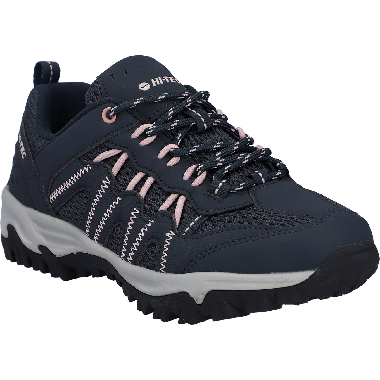 Wanderschuh HI-TEC "Hi-Tec-Schuhe Jaguar Frauen", Damen, Gr. 37, Normalschaft, seesturm, sepia rose, 50% POLYESTER + 50% PU, 50% MESH (Polyester) + 50% EVA, Schuhe Wanderschuh