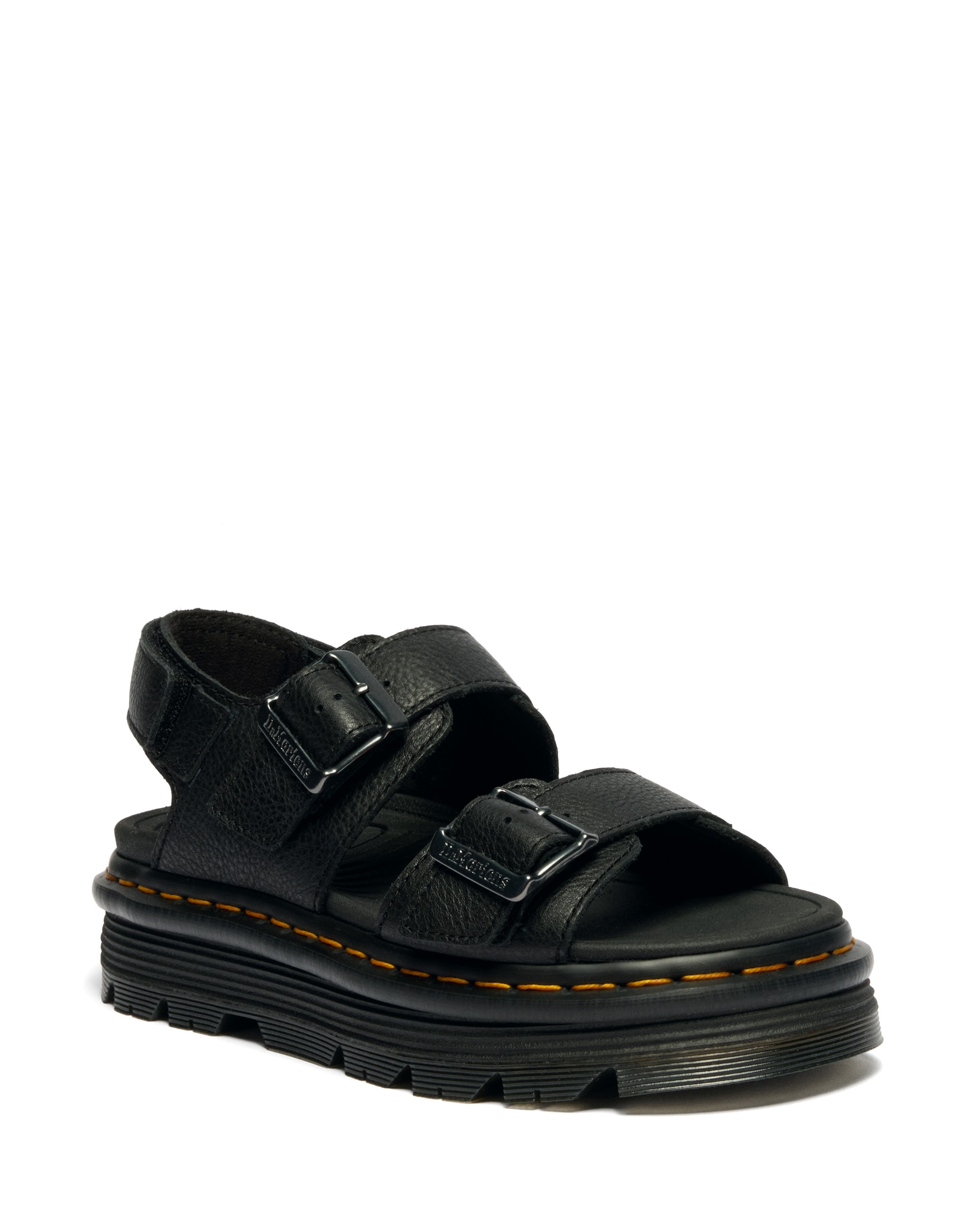 Sandalette DR. MARTENS "Zebzag", Damen, Gr. 40, schwarz, Leder, Schuhe Sandalette, Festival Sandale, Chunky Sandal, Riemchensandale, dicke Profilsohle