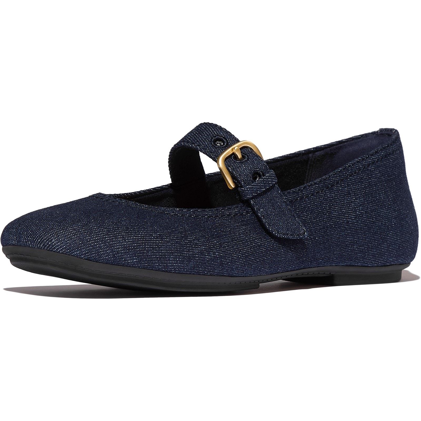 Fitflop Delicato Polyester Damen Schuhe Dunkel Denim