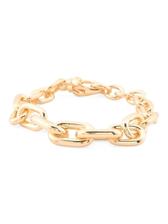 14Kt Link Bracelet For - Metallic - Tj Maxx Bracelets