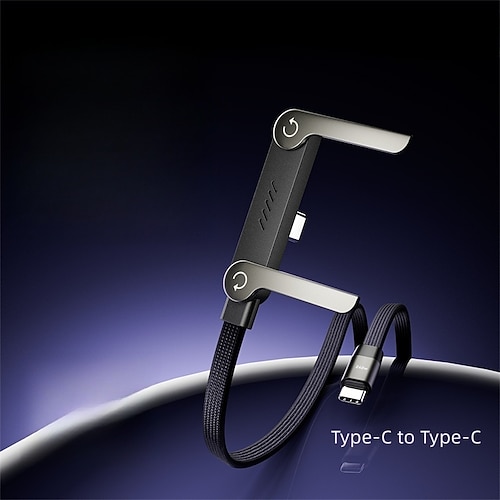 Cavo dati con supporto pieghevole, cavo di ricarica 2 in 1, supporto regolabile multi-angolo, cavo di ricarica rapida e sincronizzazione dati per smartphone, tablet, laptop e dispositivi di gioco