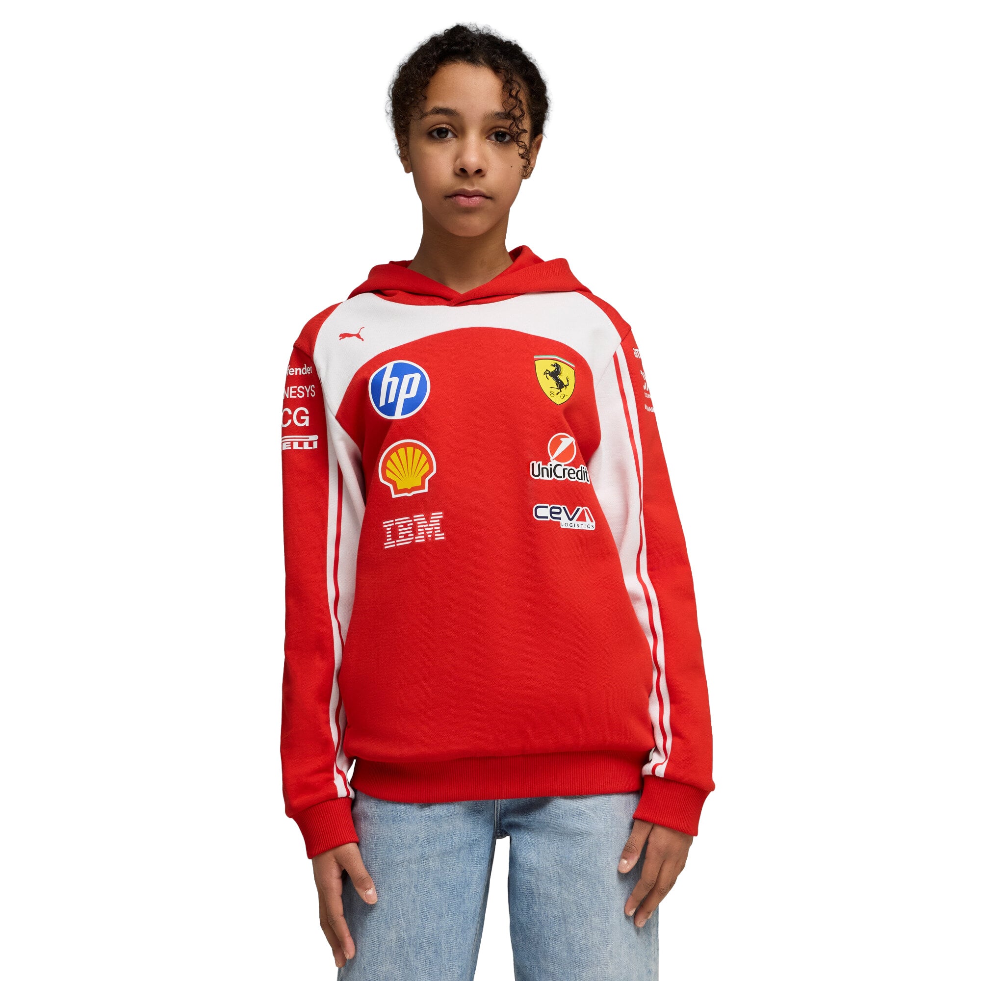 Sweat à capuche Scuderia Ferrari 2026 Team - Enfants - unisexe Taille: 152