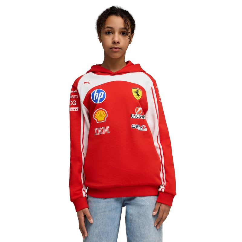 Sweat à capuche Scuderia Ferrari 2026 Team - Enfants - unisexe Taille: 116