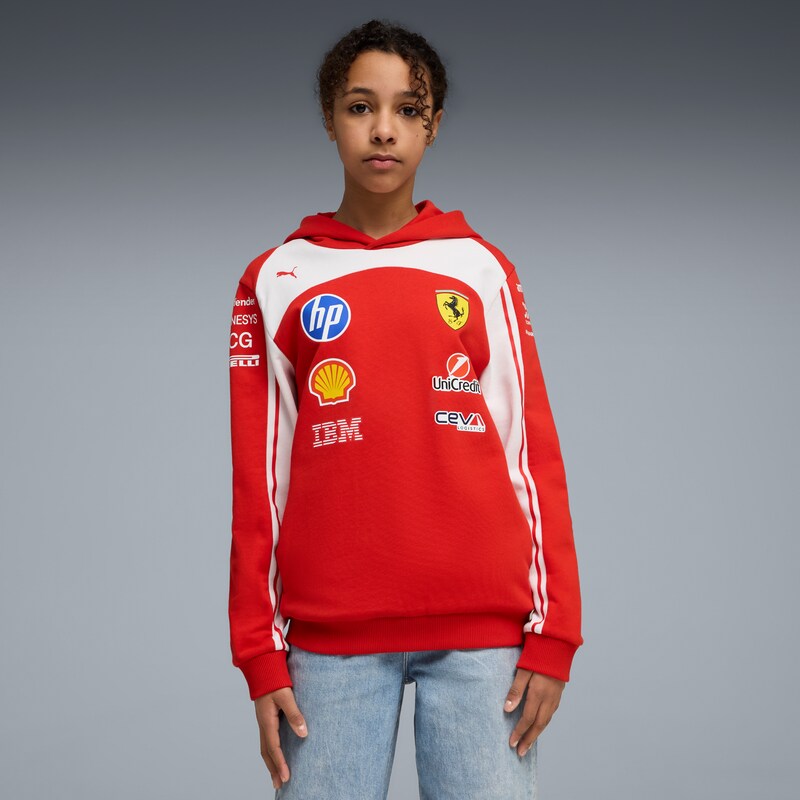 "Scuderia Ferrari 2026 Team Kapuzenpullover – Kinder" Image