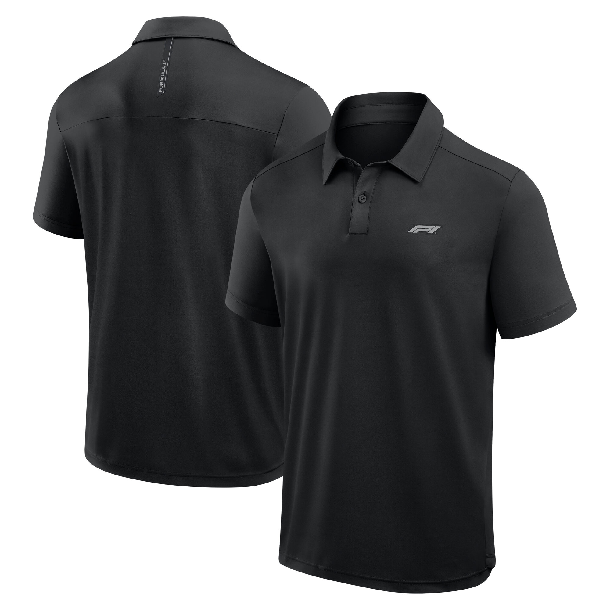 "Formula 1 Iconic Streifen-Poloshirt – Schwarz" Image