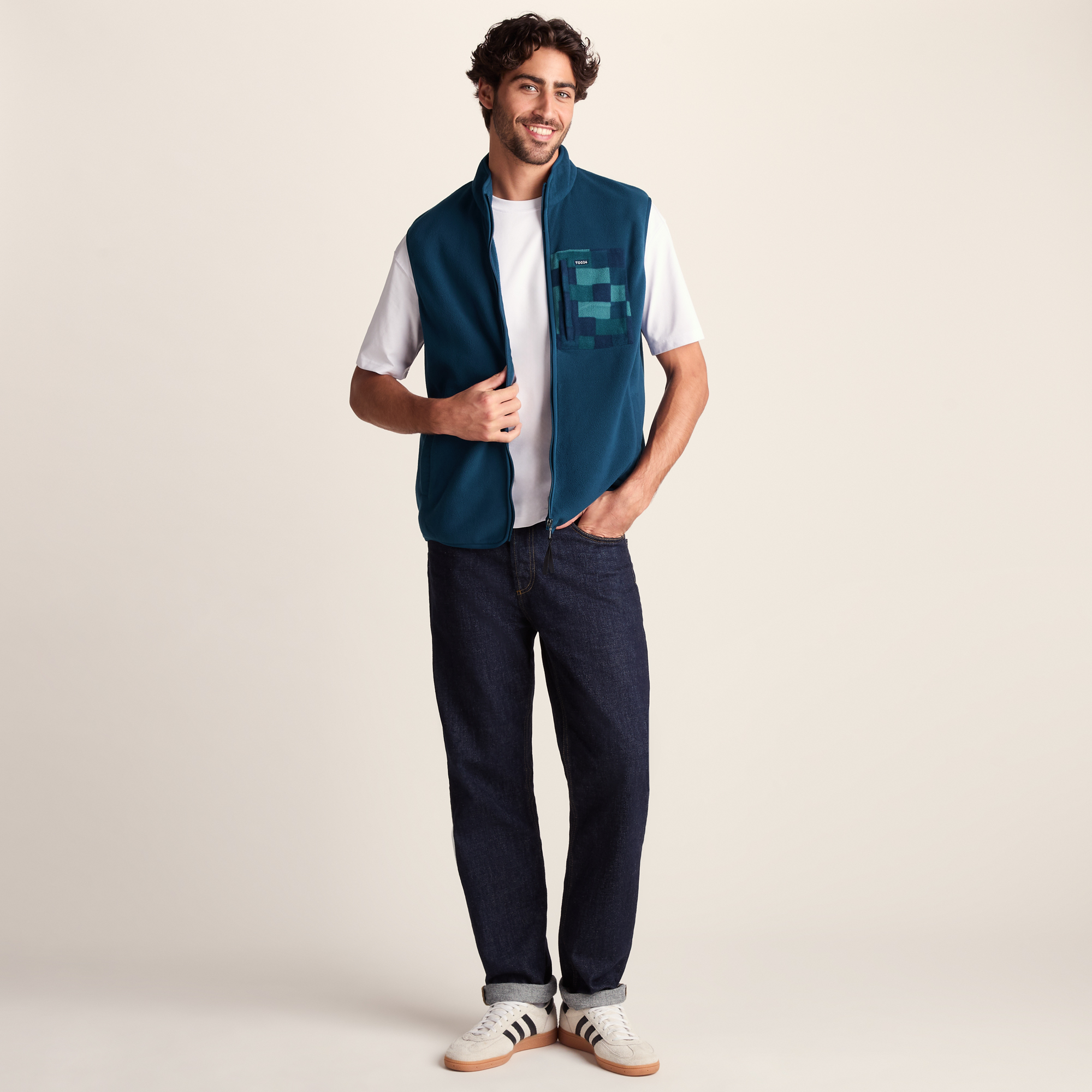 TOG24 Stark Mens Microfleece Gilet - Inky Blue - Size 2XL | TOG24 Sale | Discount Designer Brands