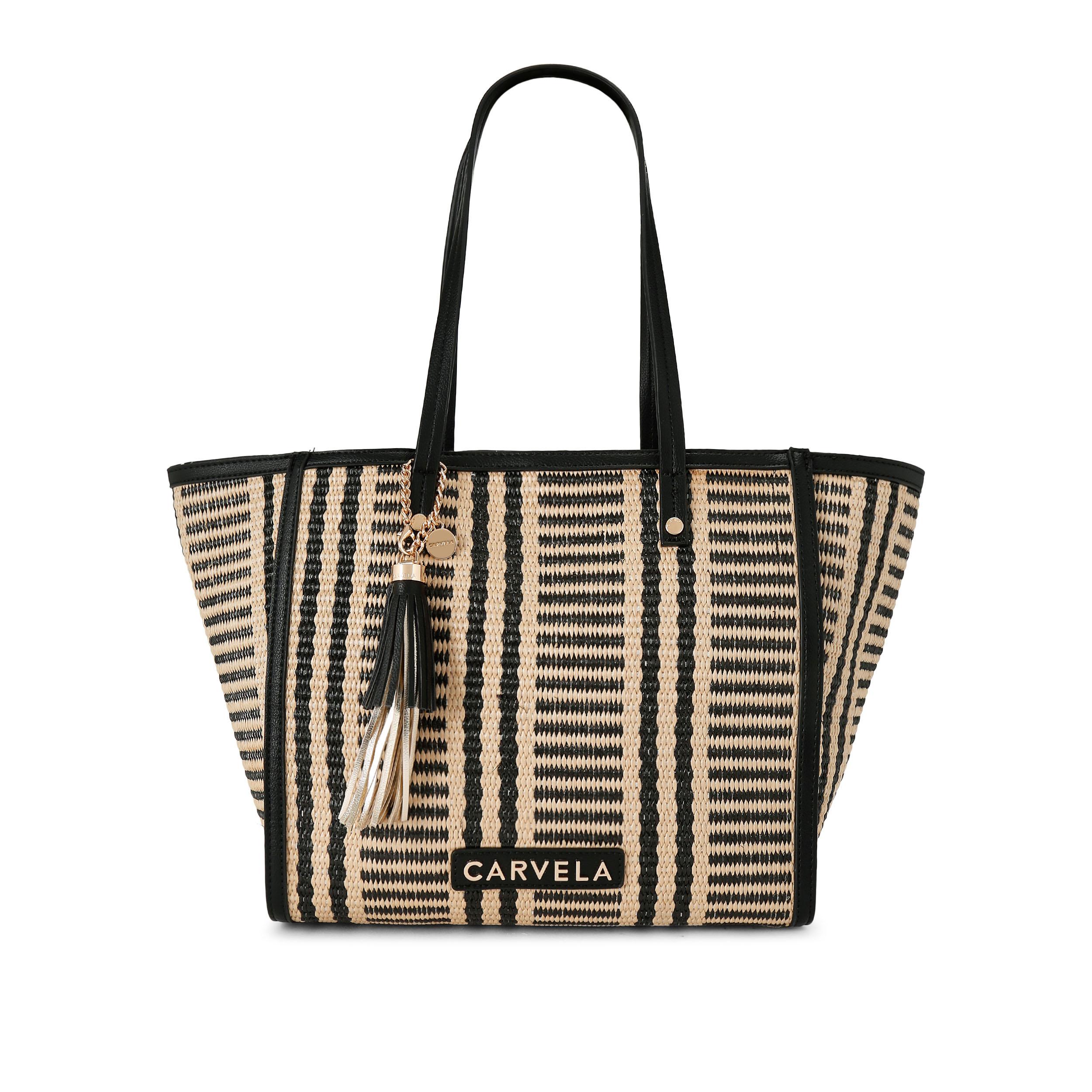 Carvela Womens Minori Tote Bag - Black Fabric - One Size | Carvela Sale | Discount Designer Brands