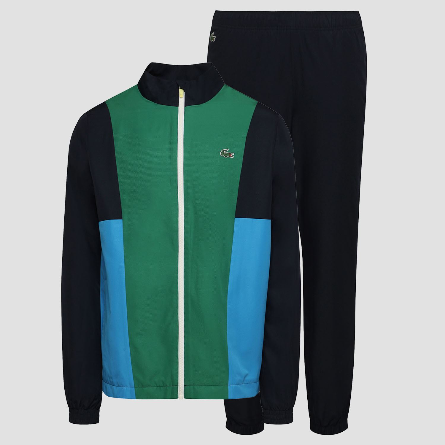 Lacoste Mens Colour-block Tracksuit in Navy - Size X-small | Lacoste Sale | Discount Designer Brands
