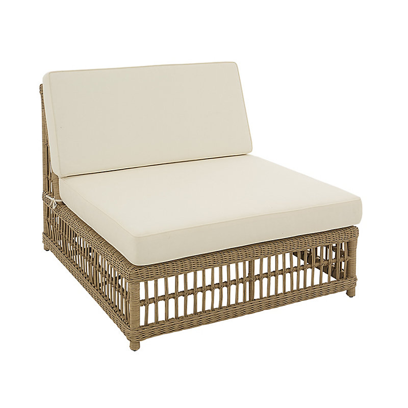 Suzanne Kasler Harbour Armless Chair - Ballard Designs