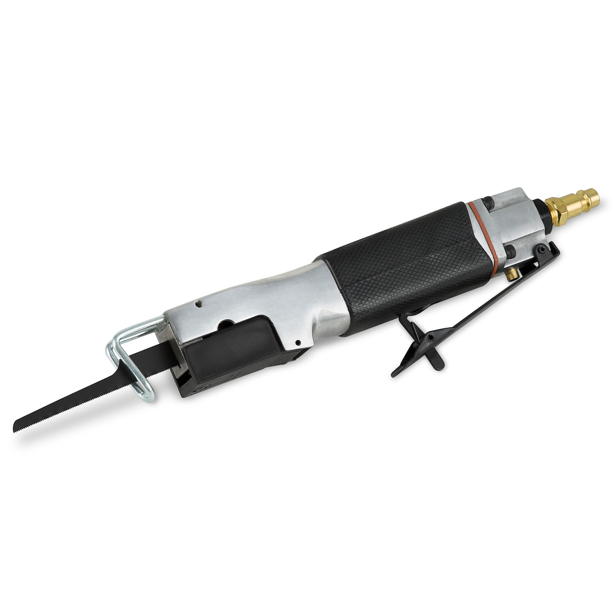 EBERTH Druckluft Karosseriesäge, 10.000 Schläge/Min., für Metall, Kunststoff, 1/4" Anschluss, 6 bar, inkl. 2 Sägeblätter Image