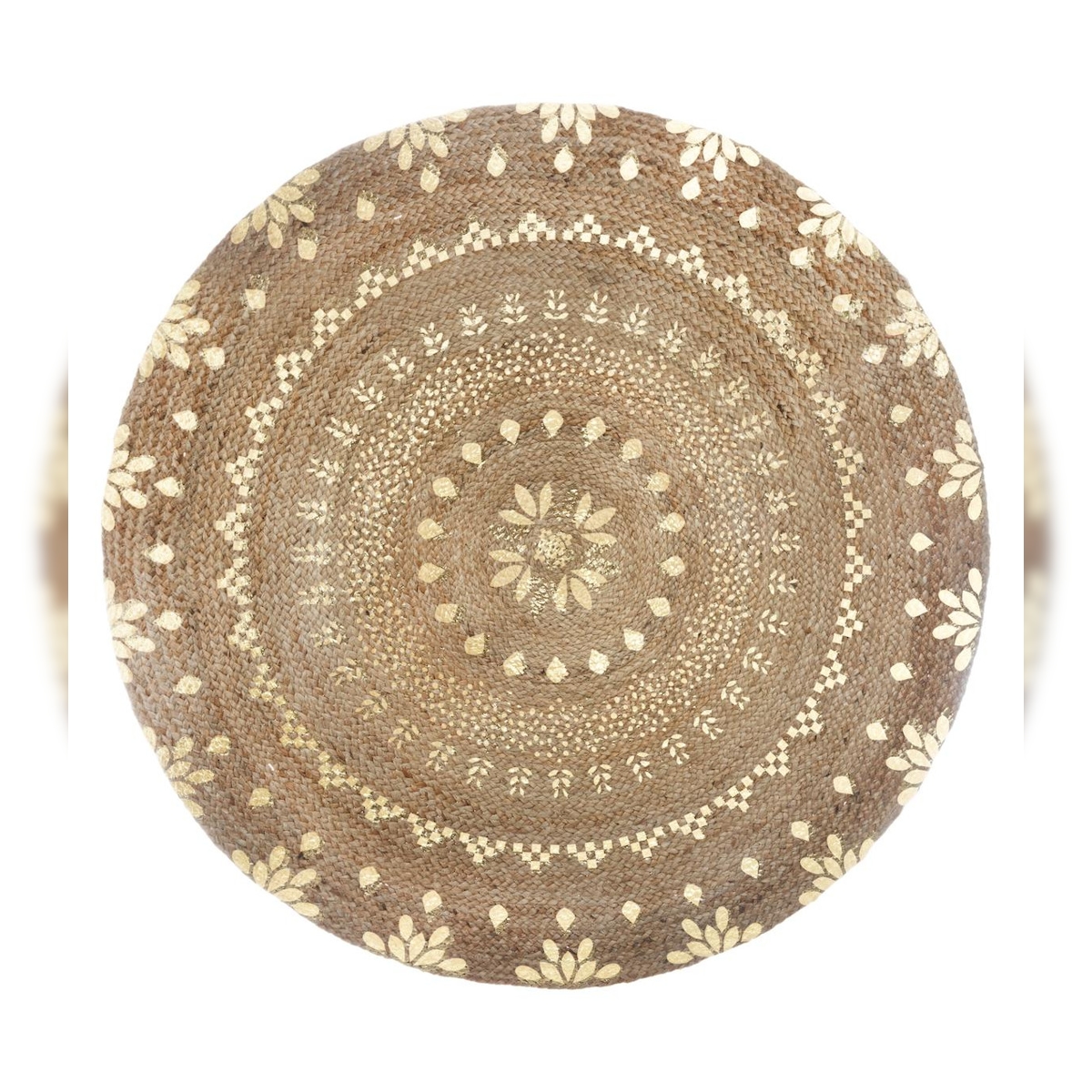 Atmosphera - Runder Jute-Teppich, Ø 115 cm, in Braun Image