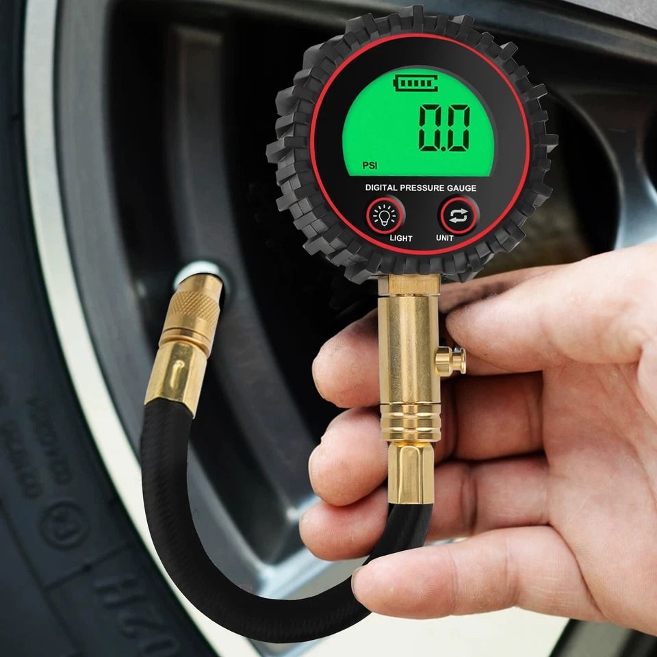 Digital Tire Air Pressure Gauge, Heavy Duty Checker, Accurate PSI, KPA, Bar, For Trucks, Cars, RVs Digital Tire Air Pressure Gauge, Heavy Duty Checker, Accurate PSI, KPA, Bar, For Trucks, Cars, RVs