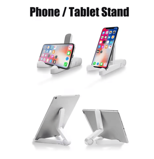 Universal Desktop Tablet And Phone Stand Adjustable Holder For IPad Samsung Xiaomi And More yellow