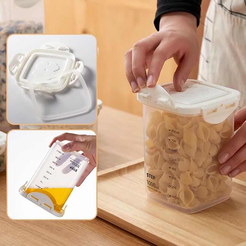 Large Capacity Sealed Food Storage Container 1000ml