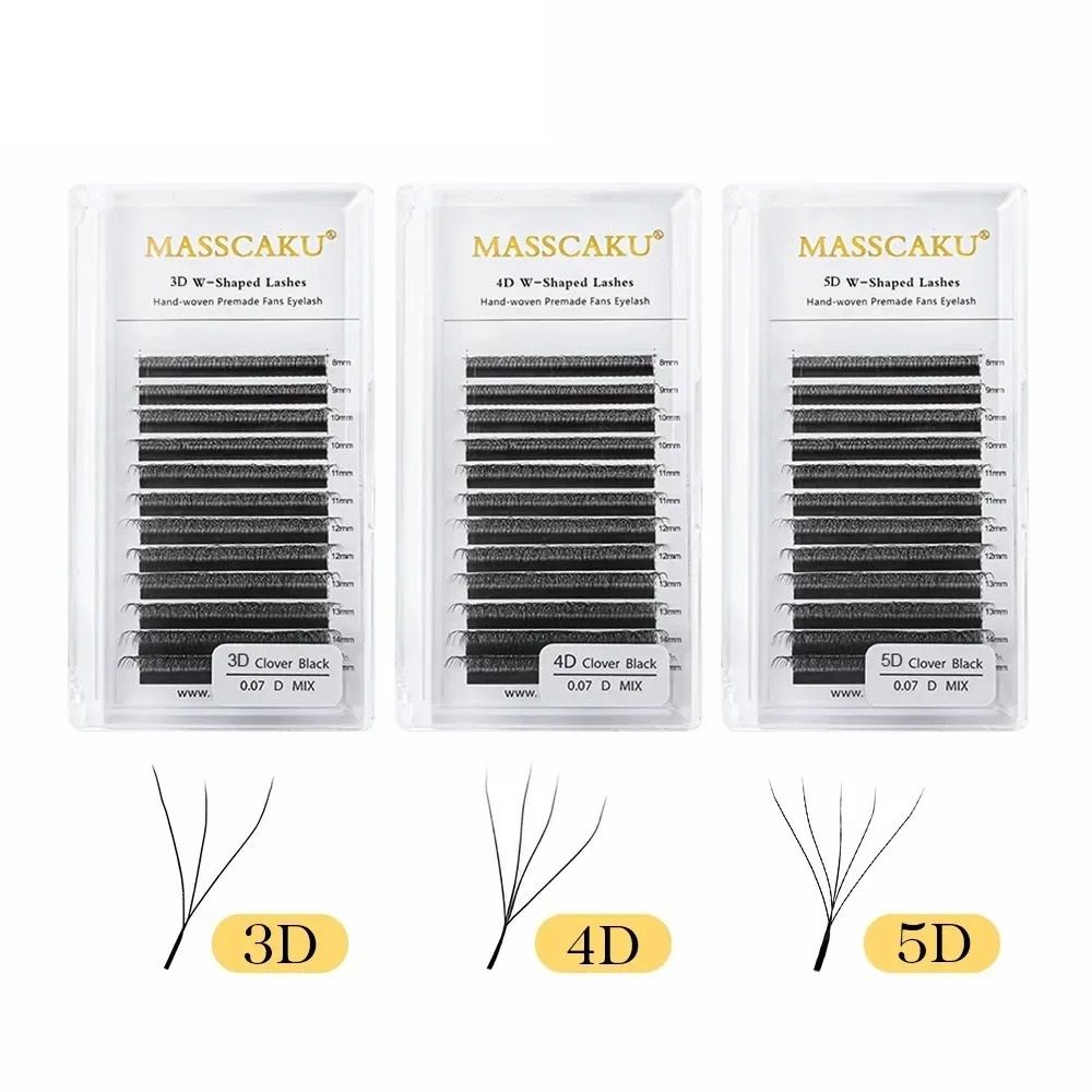 Multi Dimensional Premium W Shaped Lash Series 7d W Shape 0.55 In d