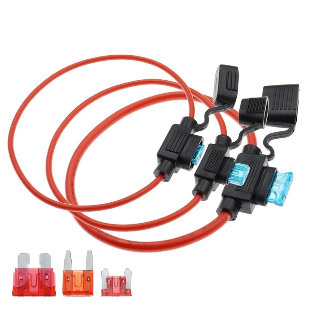 Heavy Duty Waterproof Inline Blade Fuse Holder Series micro 18awg 35a