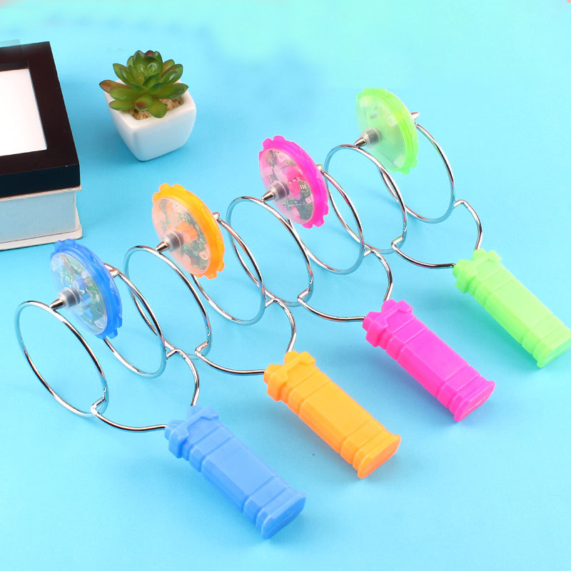 Magnetic Orbit Spinning Top Toy Creative Hand Cranked LED Luminous Spinning Toy For Kids, Ideal Gift For Children Magnetic Orbit Spinning Top Toy Creative Hand Cranked LED Luminous Spinning Toy For Kids, Ideal Gift For Children