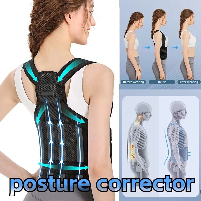 Ergonomic Spinal Alignment And Posture Support Brace l