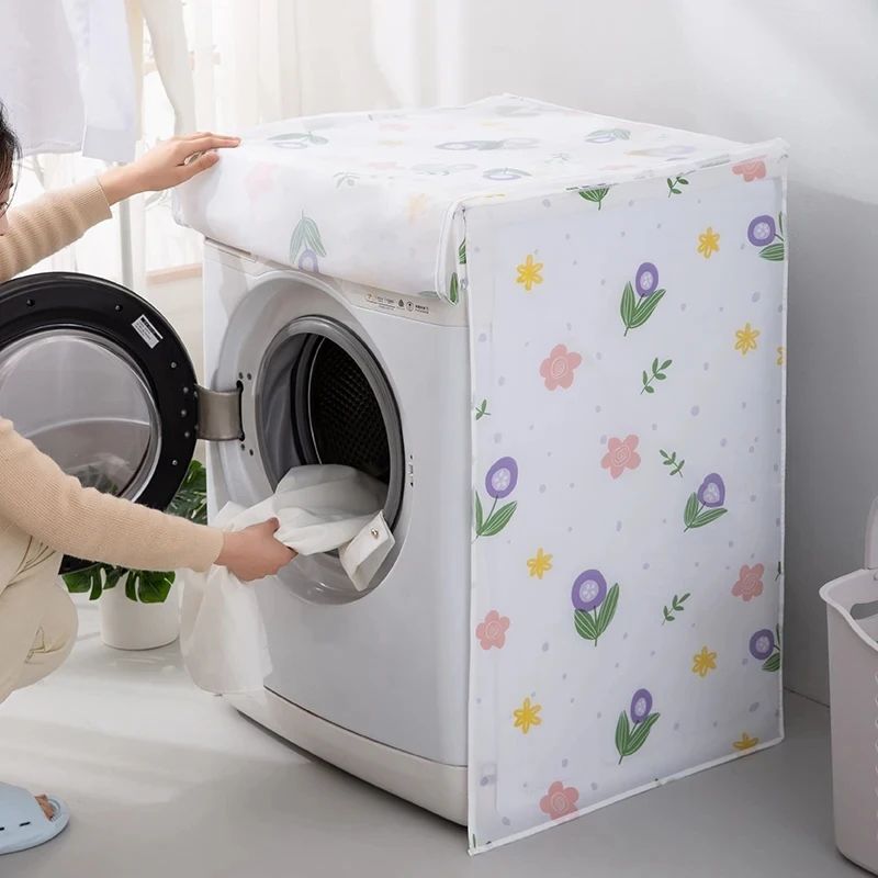 Waterproof Cartoon Washing Machine Dust Cover fish 24.8 In 24.4 In 33.5 In