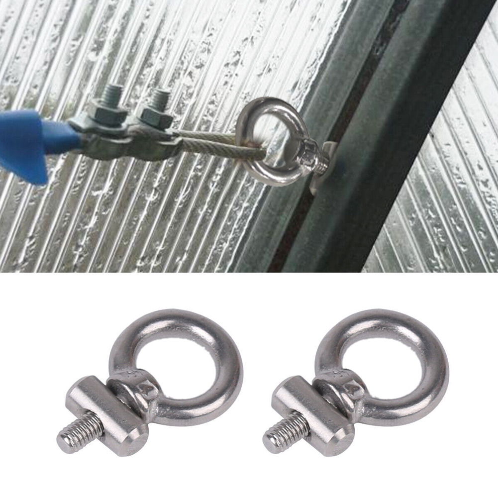 Motorhome Awning Rail Stoppers, Stainless Steel Cable Ropelifting Ring For Campervan And Caravan Outdoor Slide 4