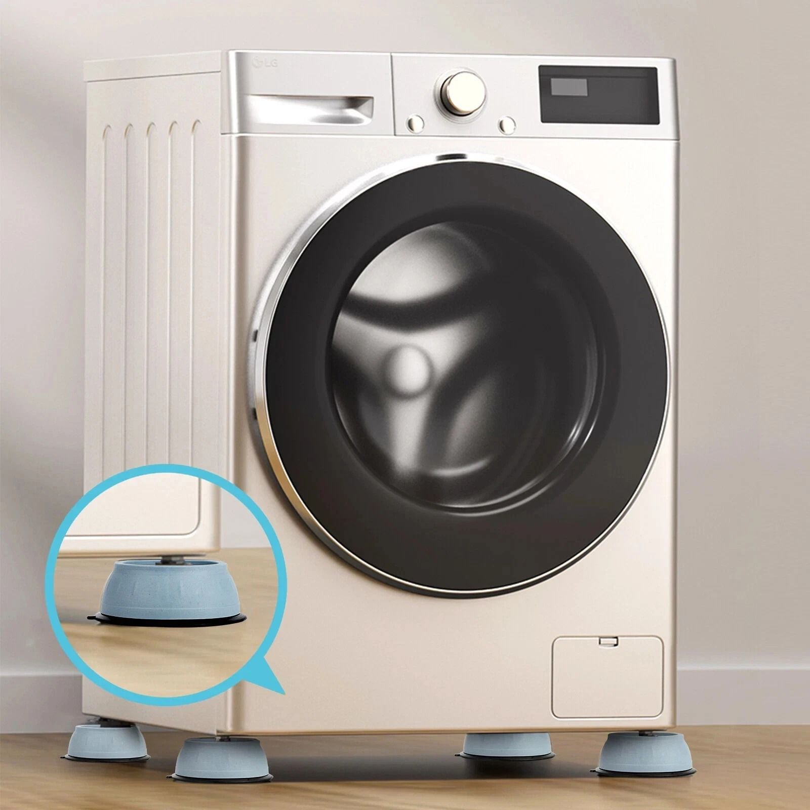 Anti Slip Rubber Feet Base Pads, Anti Vibration Washing Machine Mats Support For Smooth Operation Anti Slip Rubber Feet Base Pads, Anti Vibration Washing Machine Mats Support For Smooth Operation