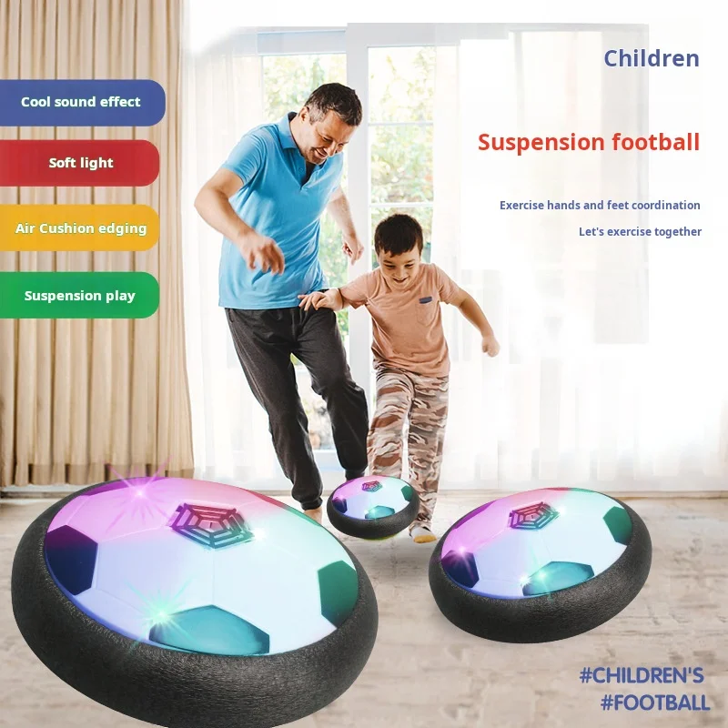 Electric Hover Ball Soccer Toy For Kids, Safe Floating Foam Indoor Toy With Lights And Music, Parent Child Interactive with Lighting And Music