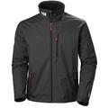 Helly Hansen Mens Crew Midlayer Jacket, M, Black