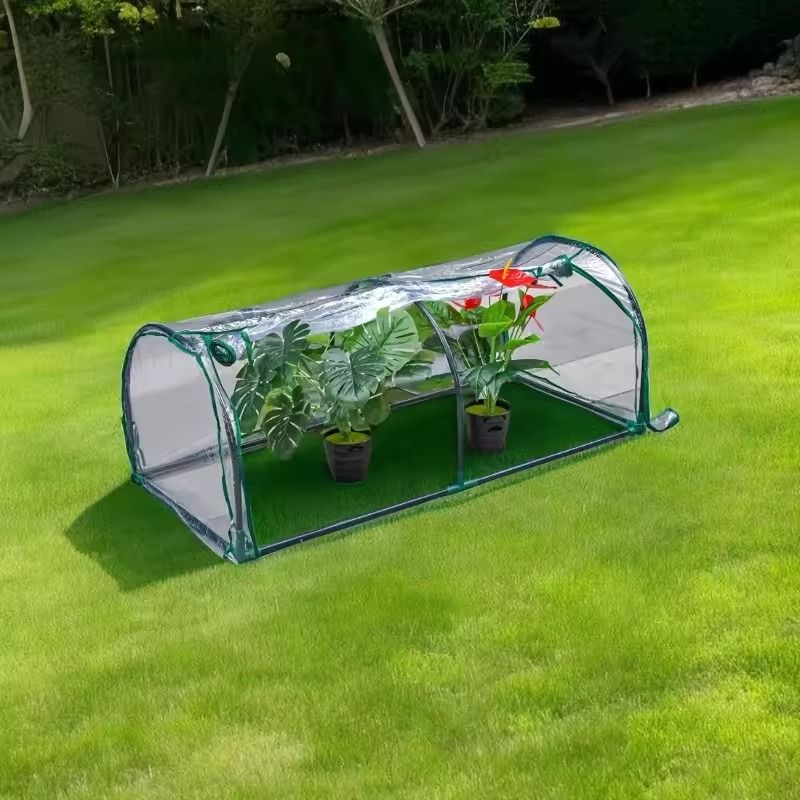 Transparent Plastic Greenhouse And Plant Tent Cover single Arc