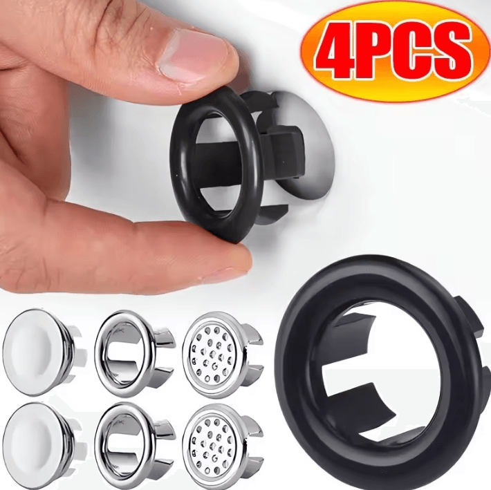 Sink Overflow Plug Wash Basin And Kitchen Bathroom Drain Cover Replacement style I 1pcs