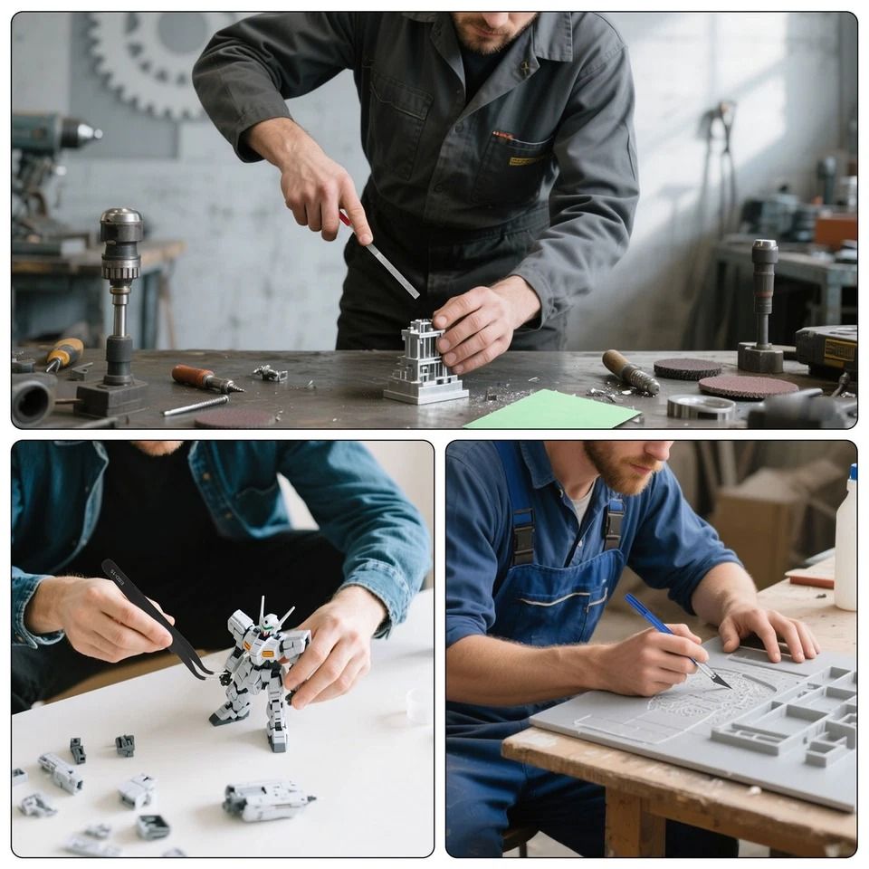 Craft Repair Kit, Gundam Basic Modeler Tools, Hobby Kit For Precision Work Craft Repair Kit, Gundam Basic Modeler Tools, Hobby Kit For Precision Work