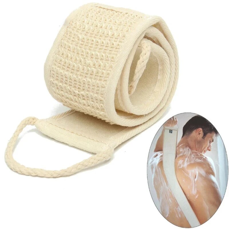 Natural Soft Exfoliating Loofah Body Scrubber Unisex Bath & Shower Massage Back Strap For Skin Health Natural Soft Exfoliating Loofah Body Scrubber Unisex Bath & Shower Massage Back Strap For Skin Health